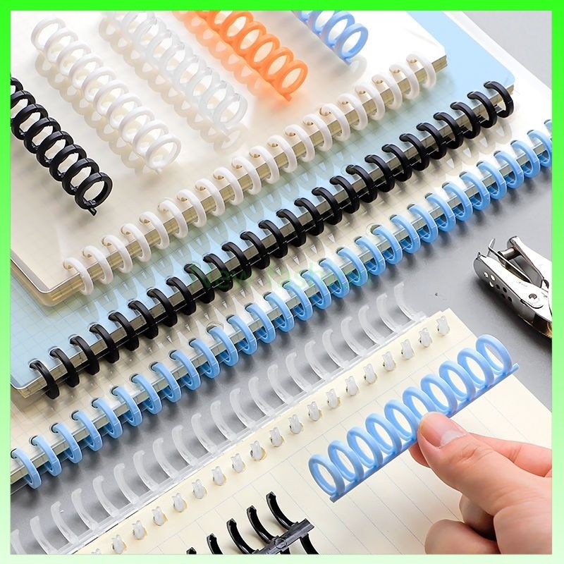

Ring Binder DIY/HARU Ring Binder Plastik Spiral 30 Lubang Untuk Loose-leaf paper A4 B5 A5 A6 A7