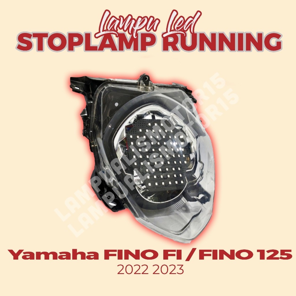 LAMPU STOPLAMP RUNNING  FINO 125 FI PNP LAMPU REM BELAKANG RUNNING VARIASI