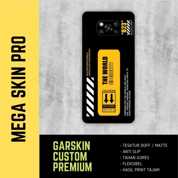 Garskin skin poco x3 pro x3 nfc fullbody - isi 2 buah - arma - FULL BODY promo