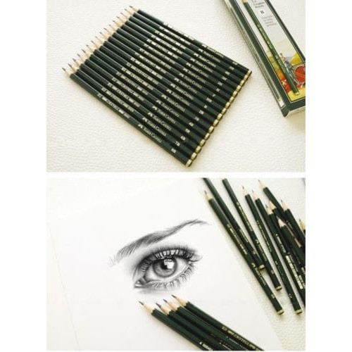 

FABERCASTELL FABER-CASTELL 9000 graphite Pencils 3H 1Pack / 12 Pcs