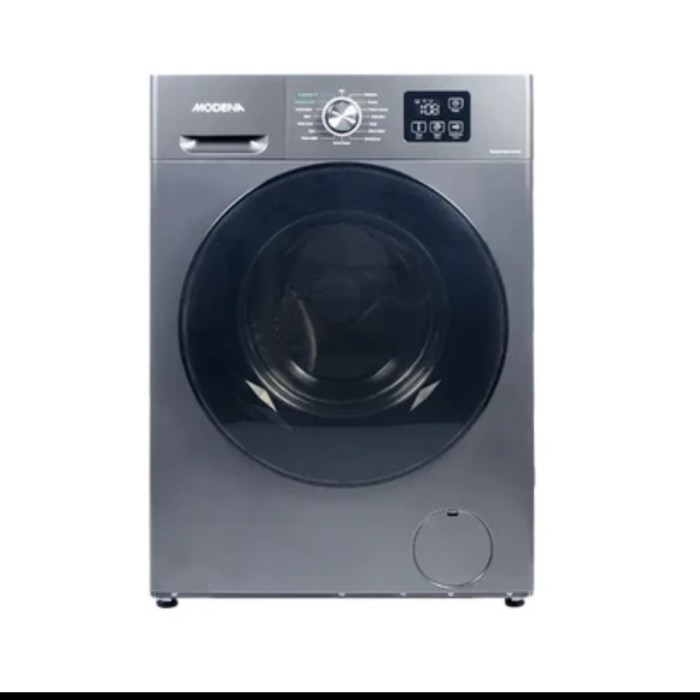 MODENA Mesin Cuci Front Loading 10,5kg WF-1030VDGY WF 1030 VDGY Bukaan Depan