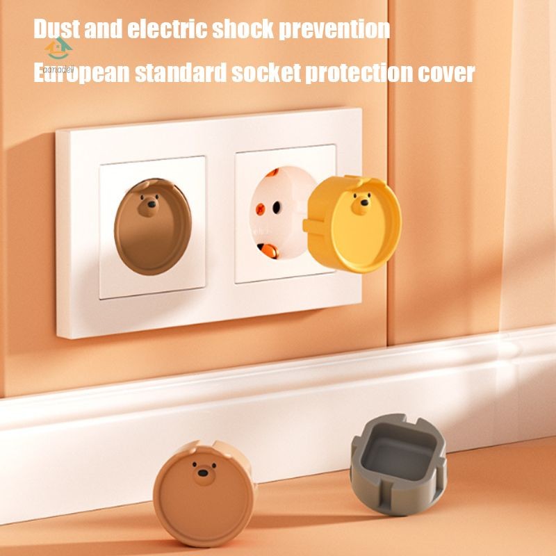 Tutup Stop Kontak Listrik Silikon Penutup Stop Kontak Penutup Colokan Listrik Safety Socket Cover Pe