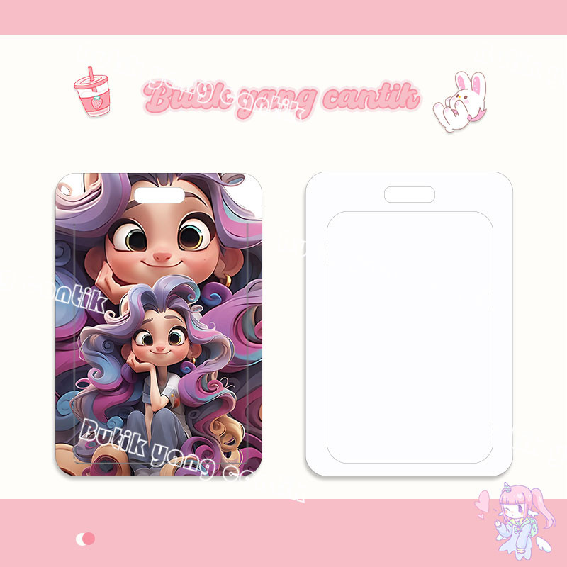 

ID CARD HOLDER, Tempat Kartu Rapunzel Lucu, Cocok untuk Kantor/Sekolah, Kartu Pelajar/Kartu Transportasi, Kartu Akses, KTP, Flazz, Kartu Kredit Elektronik dan Uang Elektronik.
