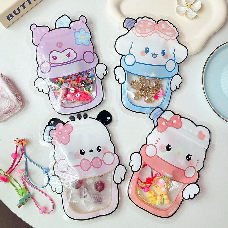

Pouch Travel Portable Plastik Goodie Bag Anak Ziplock Motif Plastik Ziplock Motif