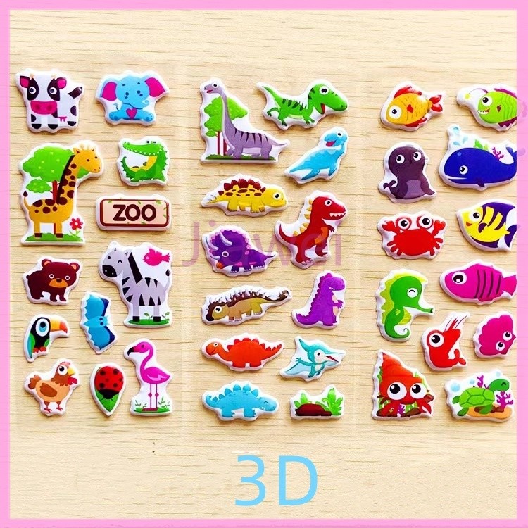 

Jiawei STIKER 3D ANAK / Stiker timbul 3D/Stiker mainan anak 3D