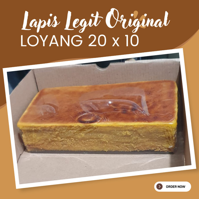 

Lapis Legit Wisman Wijsman Original Khas Pontianak Loyang 20x10