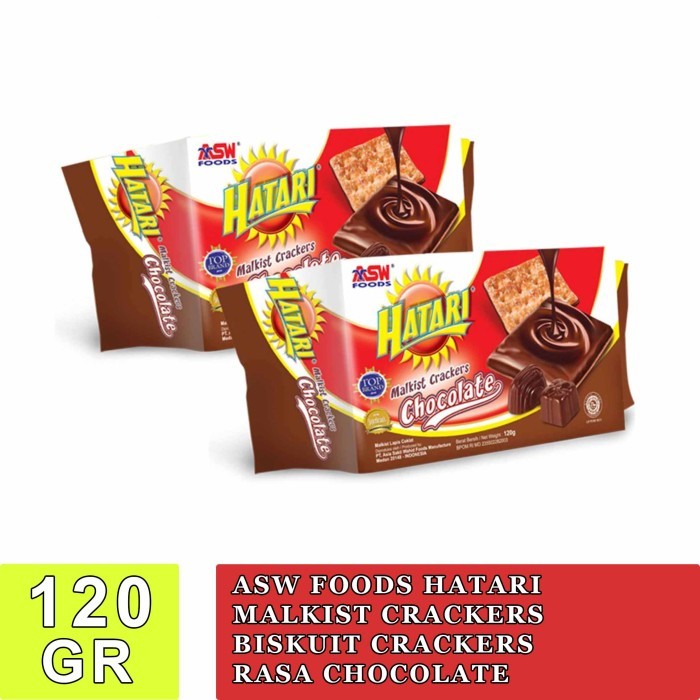 

HATARI MALKIST CRACKERS CHOCOLATE 120g MURAH