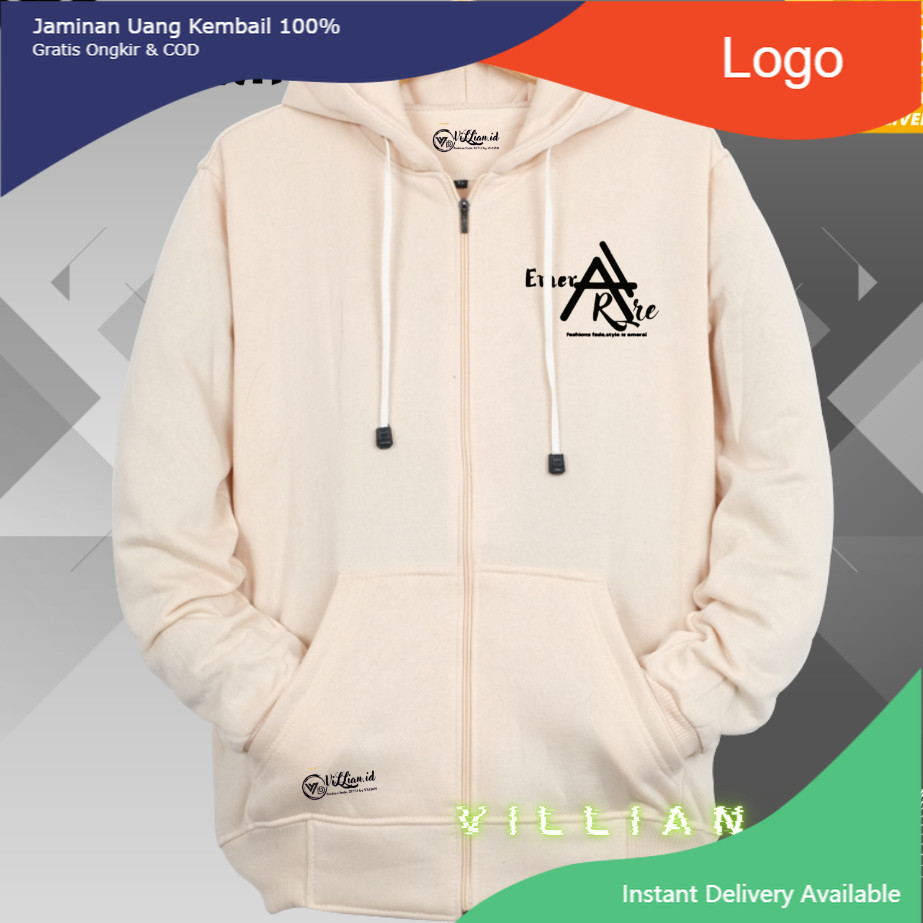 Sweater Hoodie Pria Distro Original ERIGO Brand Unisex Cewek Cowok Keren Bahan Tebal Switer Sunmori 