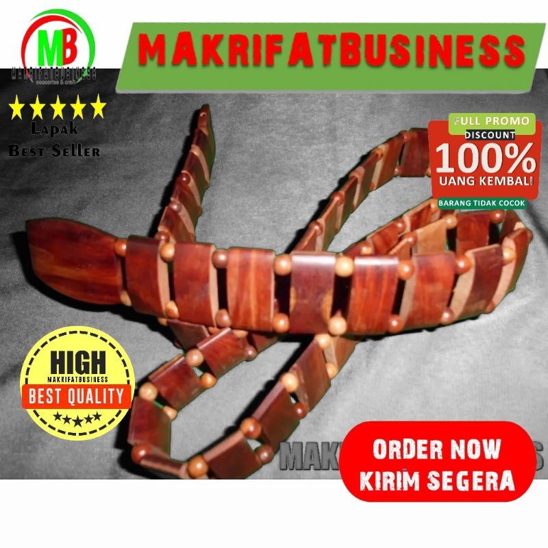 MAKRIFATBUSINESS Sabuk kayu galih nagasari Jumbo model kotak 01 Kode SKGNJK01