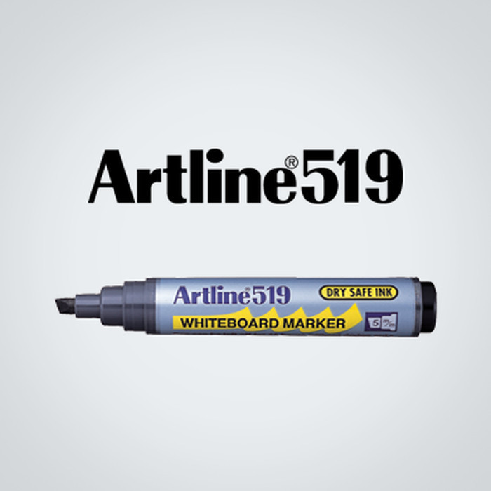 

SPIDOL PAPAN TULIS 2.0 MM WHITEBOARD MARKER ARTLINE EK-519 - Hitam