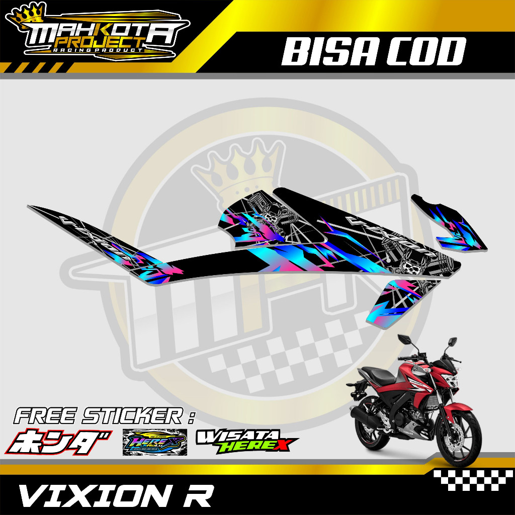 STRIPING VARIASI YAMAHA VIXION R - VIXION NEW / STICKER LIST VARIASI MOTOR VIXION R - VIXION NEW