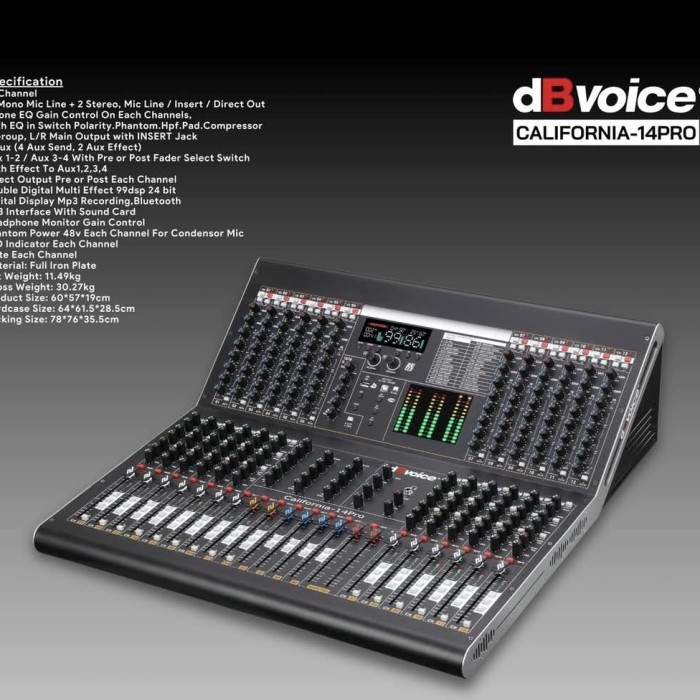 Mixer DB Voice California 14 Pro / California14Pro Original
