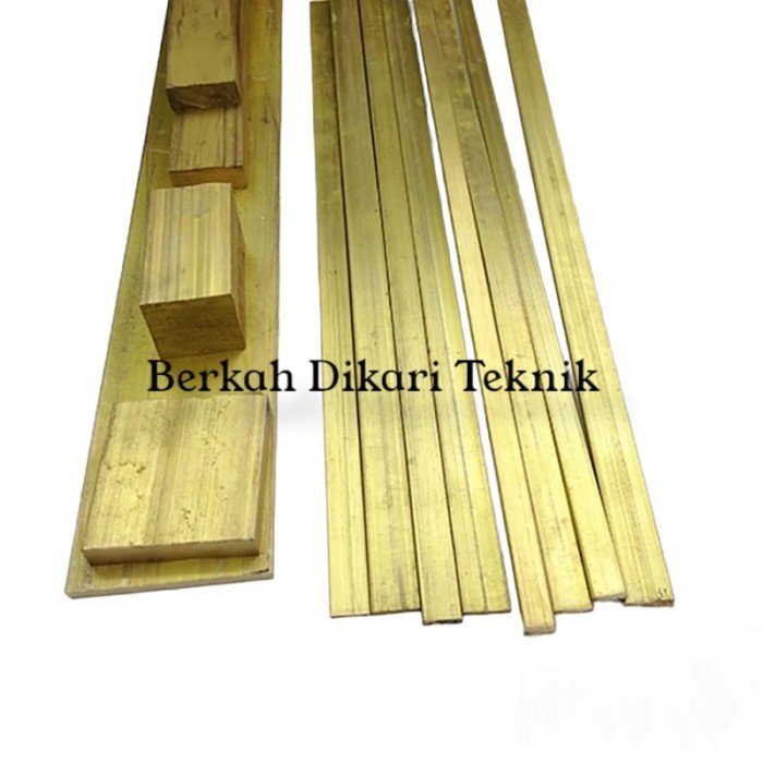plat strip kuningan 5 mm x 30 mm x 2.5 meter - kuningan plat strip