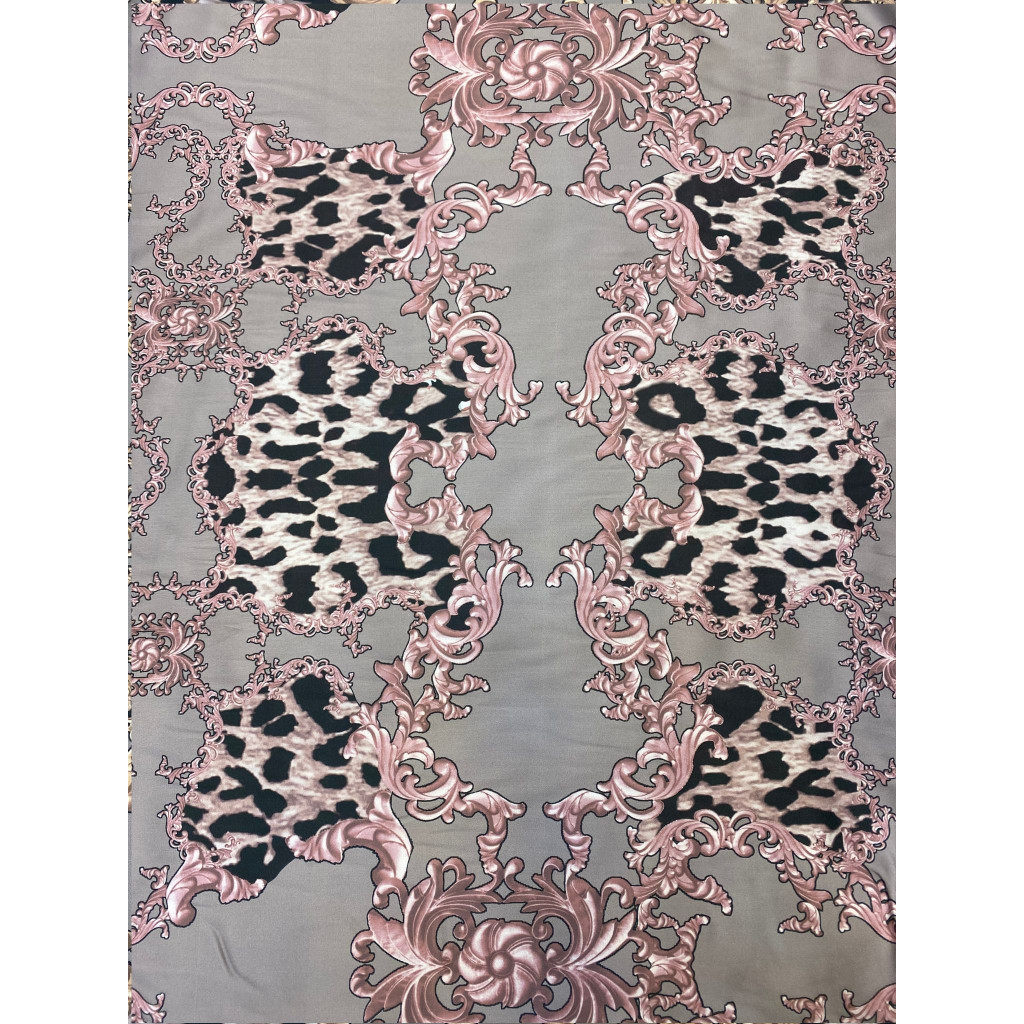 Bella Donna | 0.5 Satin Print silk bahan Kain premium Kain seta pura Bahan Printing Motif Kembang Be