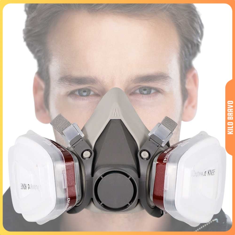 Masker Gas Half Mask Respirator KN95 - 6200