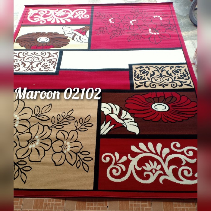 KARPET MODERNO 260x330 MOTIF MINIMALIS, BUNGA. - 02128