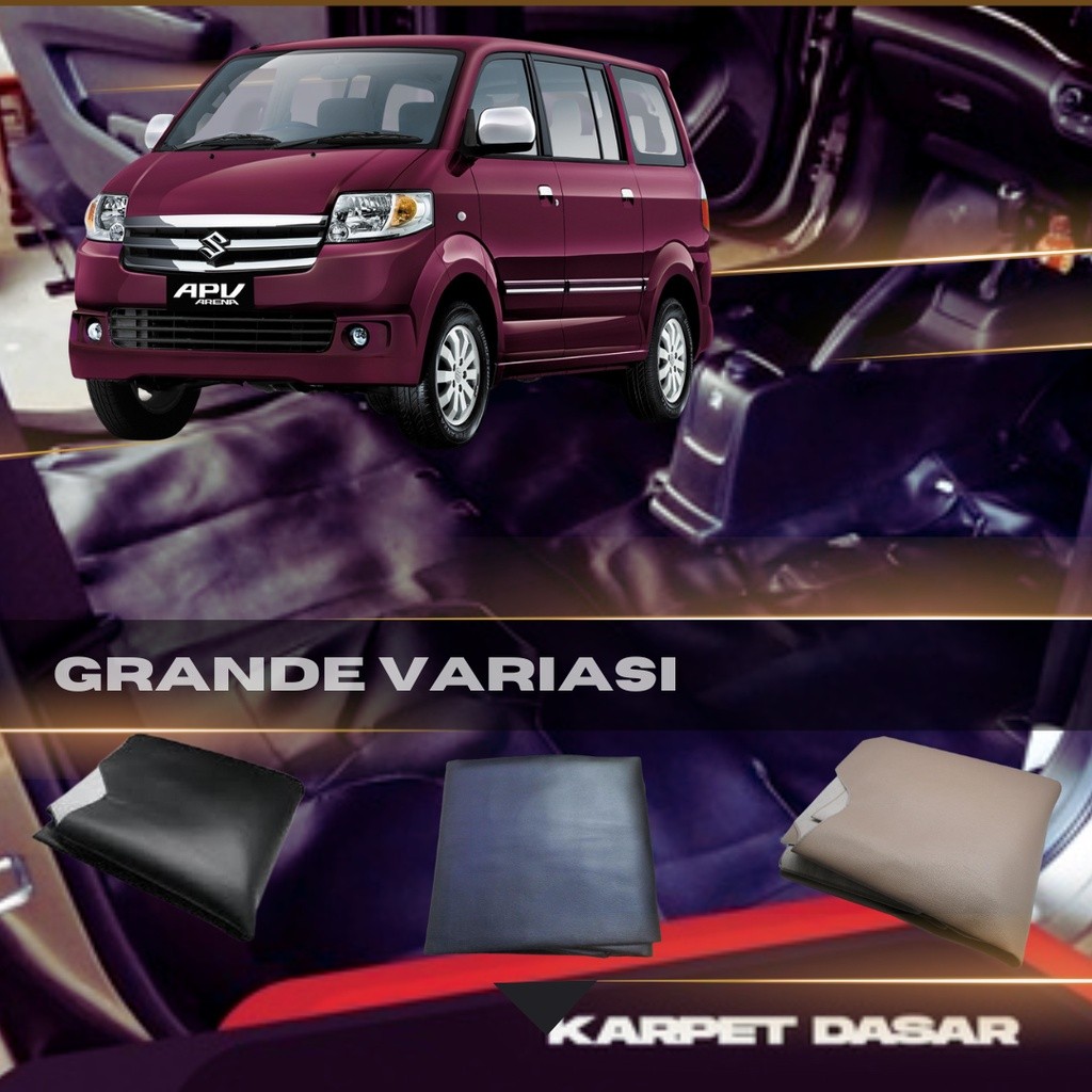Karpet Dasar Super Peredam Lantai Mobil suzuki APV arena