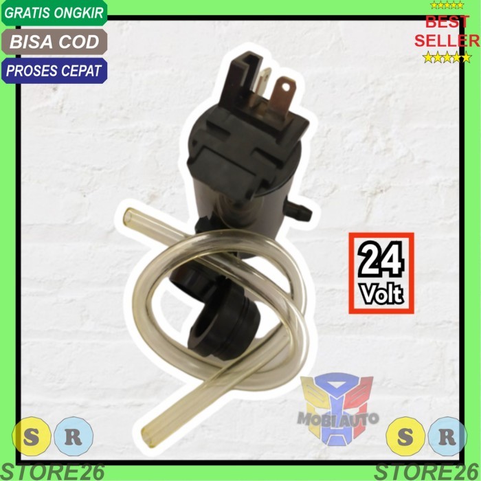 (MA) Motor Washer Dinamo Pompa Air Tabung Wiper 24Volt Universal