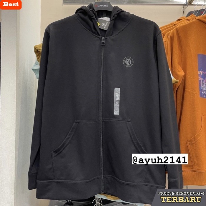 hoodie pria keren Jaket Polos Hoodie Pria Resleting Bestseller Brand NEVADA Tersedia 6 pilihan warna