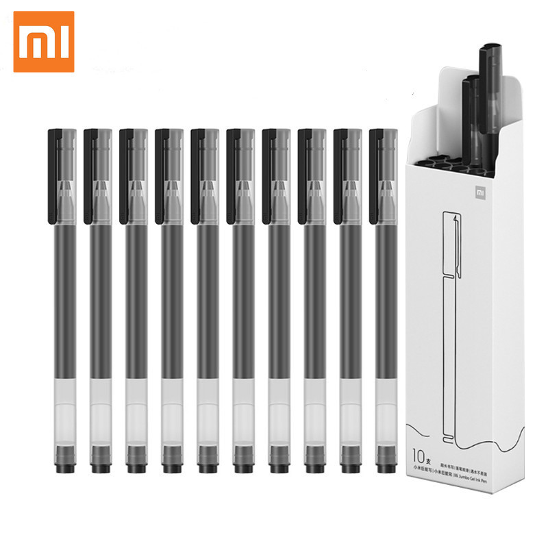 

Xiaomi Super Durable Writing Sign Pen 0.5mm Gel pen Signing Pens Smooth Switzerland Refill Red Black Ink Pen Ballpoint Pen