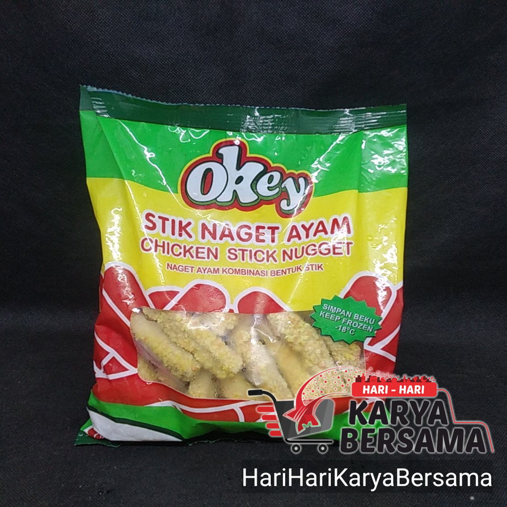 

OKEY CHICKEN STICK NUGGET AYAM 500GR