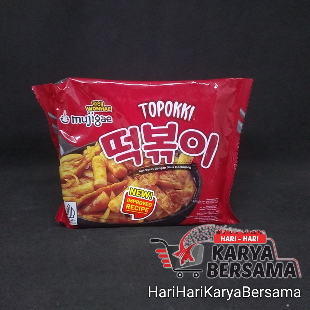 

MAKANAN INSTAN MUJIGAE TOPOKKI KUE BERAS SAUS GOCHUJANG 180GR