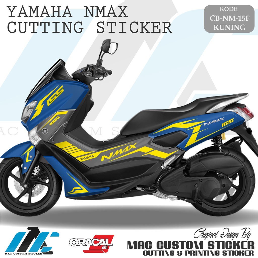 Cutting Sticker Nmax Biru Cutting Stiker Striping Nmax