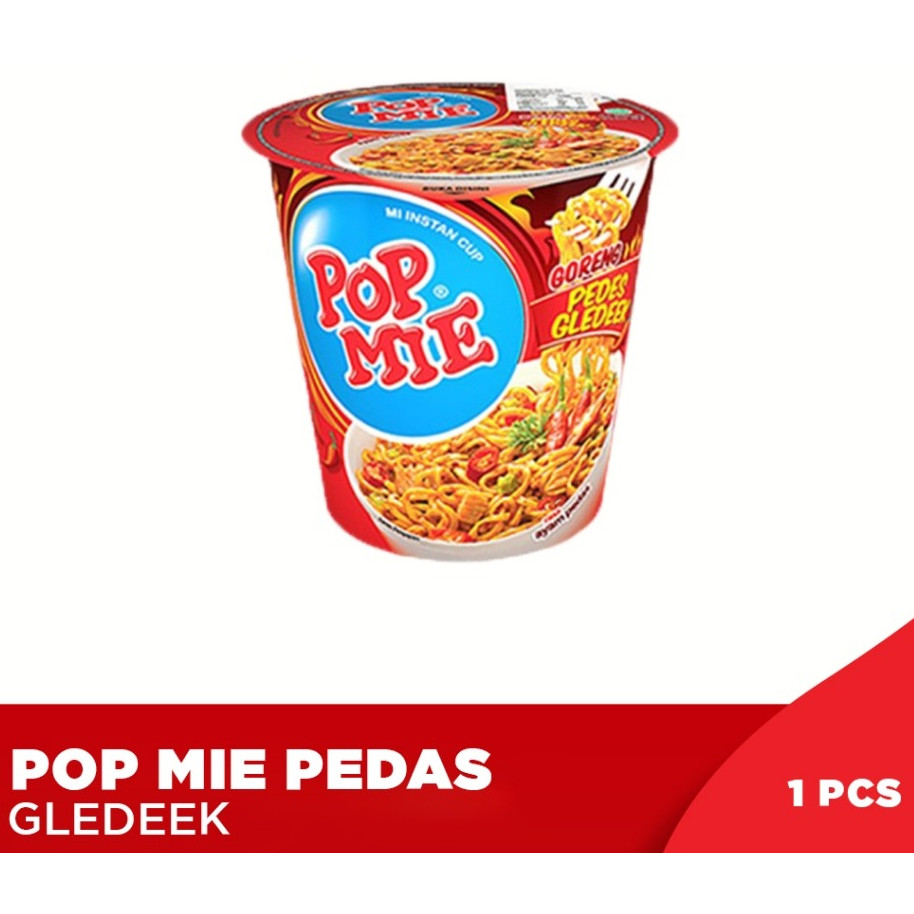 

Pop Mie Pedas Gledeek indofood