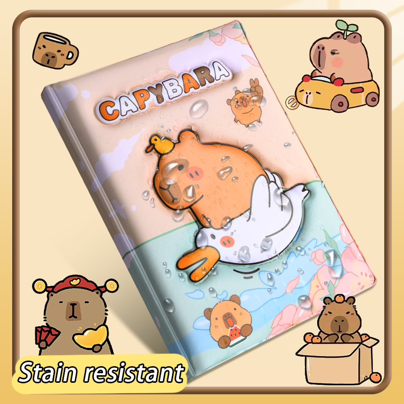 

kawaii journal capybara Aesthetic notebook Scratch paper memo pad Notepad diary Stationery Office School Student supplies Gift
