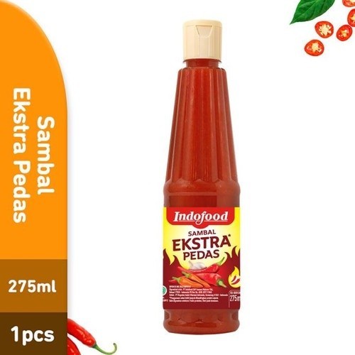 

NEW ITEM INDOFOOD SAMBAL EKSTRA PEDAS PET 275ML BAHAN MASAK