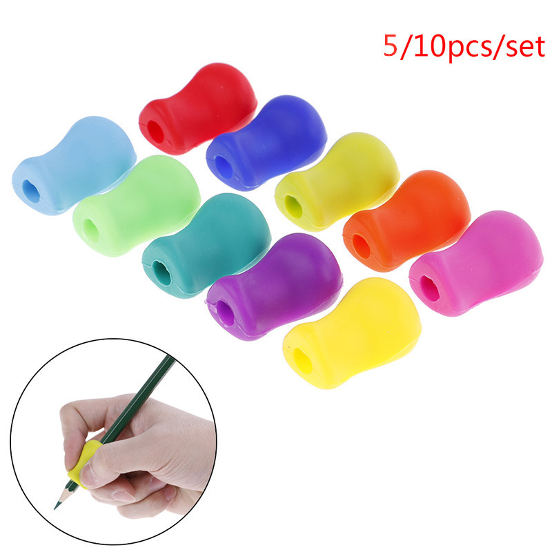 

5-10pcs Pencils Gripers for Kids Handwriting Posture Correction Training Writing for Aids Toddler Preschoolers Students Children
