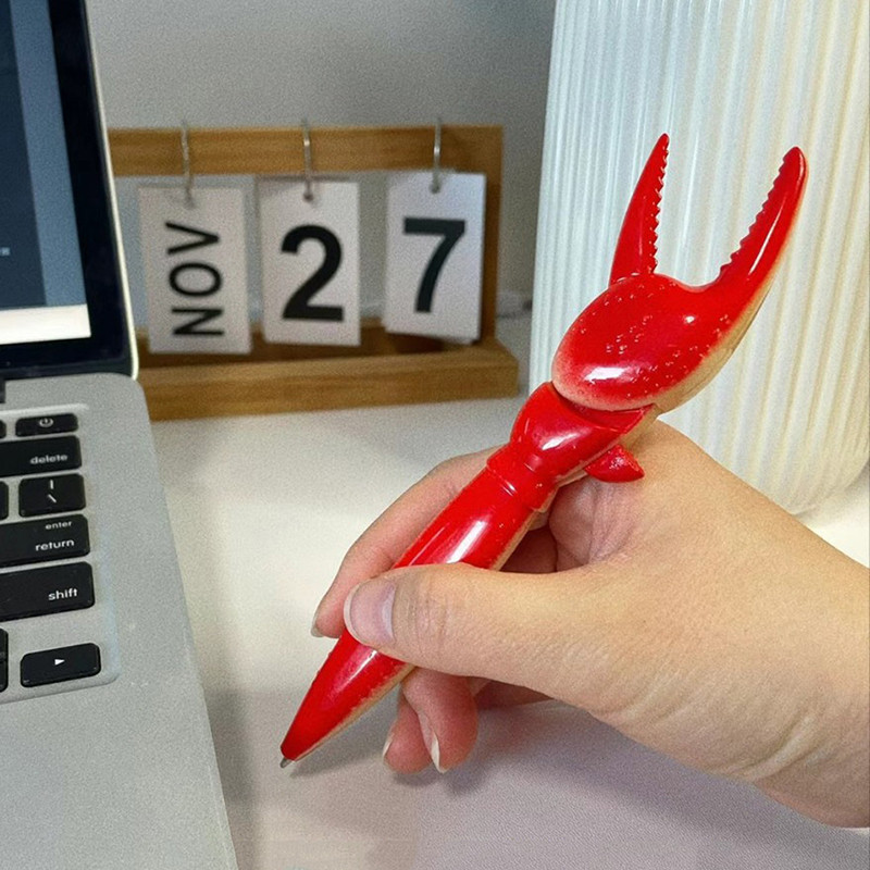 

1pc Cute Lobster Paw Ballpoint Pen Personality Crab Clip Pliers Pen Creative Korean Stationery Office Supplies School