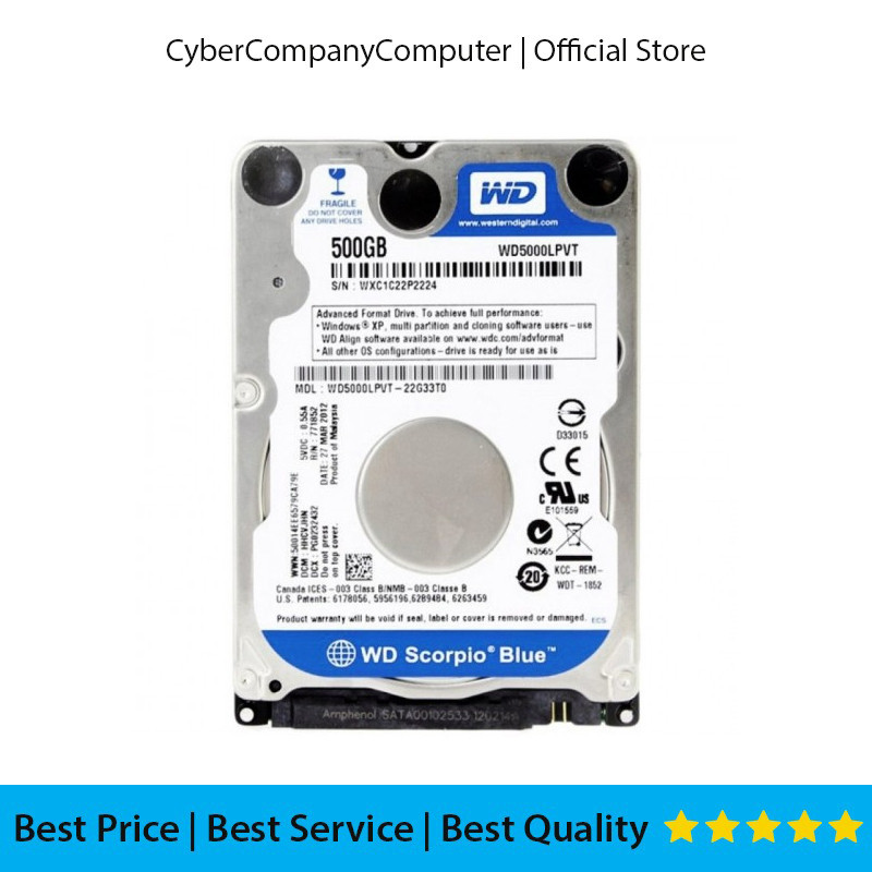 Hardisk/Harddisk/Hdd Laptop 500 GB Slim 2.5 Inch