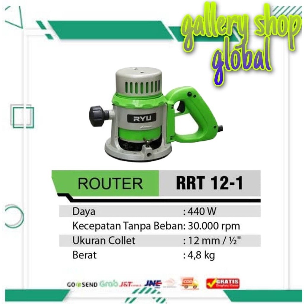 RYU Mesin router / mesin trimmer / mesin profil rrt 12-1 ROUTER
