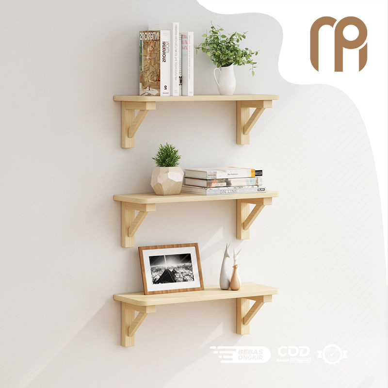 Rak Dinding Kayu Siku Amabalan Dinding Model Siku Rak Dinding Kayu Pinus