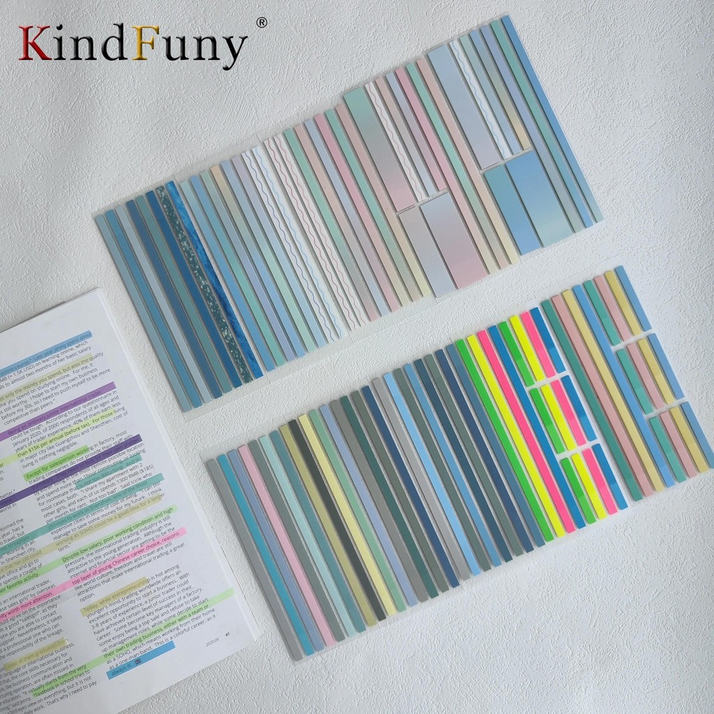 

KindFuny 160 Sheets Sticky Note Transparent Sticky Note Index Tabs Arrow Flags for Page Marker Planner Stickers Office School