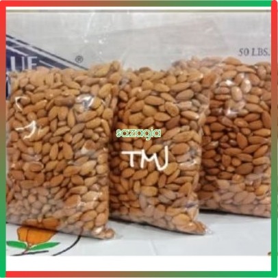 

(SG) 500gram KACANG ALMOND KUPAS PANGGANG ROASTED Kaya Antioksidan Premium Quality