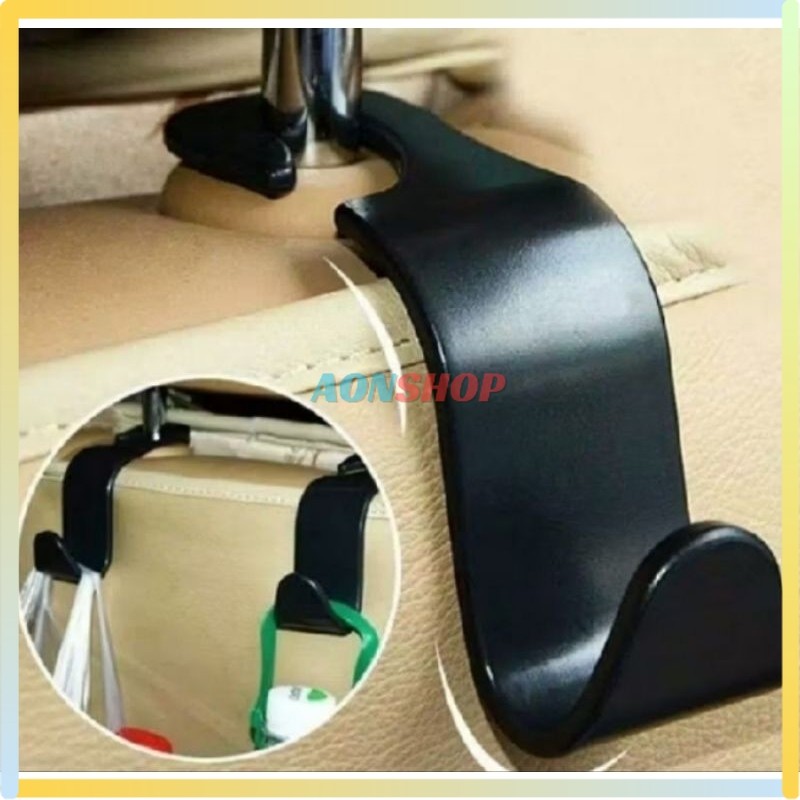 [AS] Gantungan Jok Mobil Single Hook Gantungan Barang Kursi Mobil Headrest