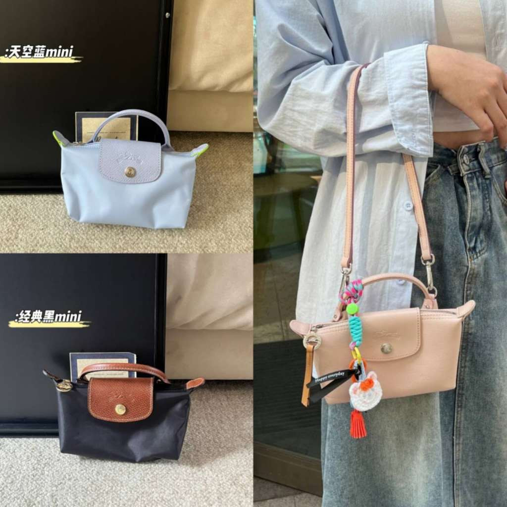 Pre Order LONGCHAMP Tas  Jinjing Tas Bahu Tas Slempang Sling bag Medium