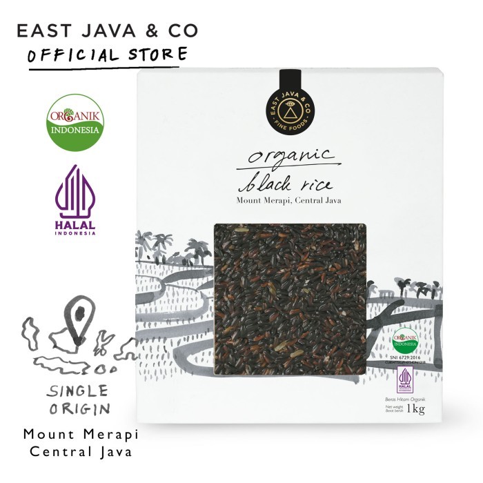 

East Java & Co Organic Black Rice - 1000g (Beras Hitam Organik)