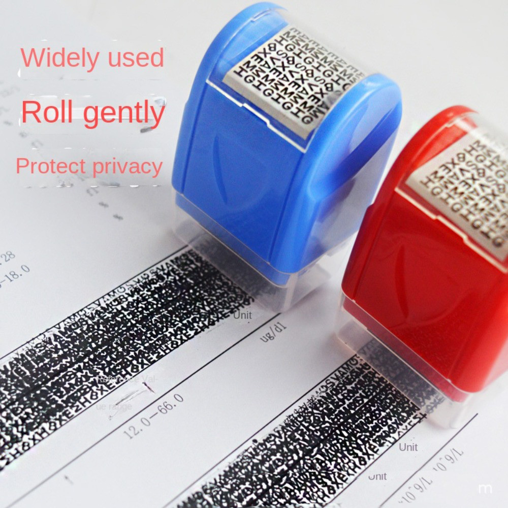 

Seal Manual Roller Stamp Roller Stamp Privacy Privacy Guard Roller Stamp Security Plastic Cover Eliminator Seal Stamp Student