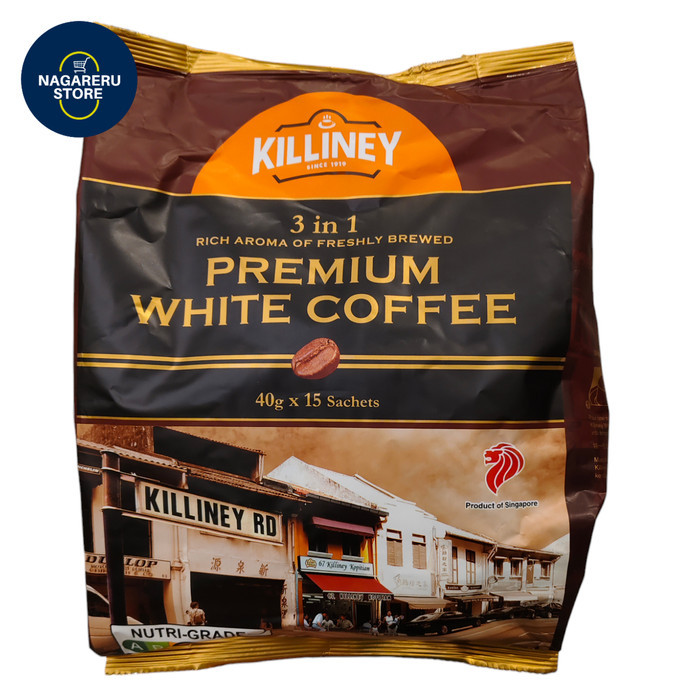

Killiney 3 in 1 premium white coffee 40 gr x 15 sachets