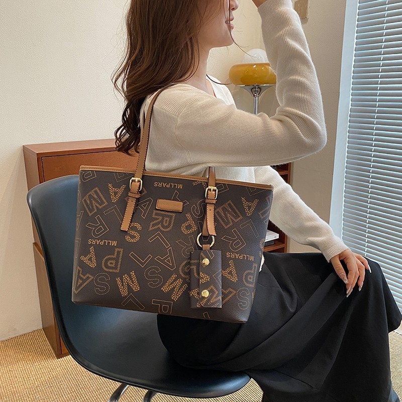 Totebag Wanita Premium - Tas Bahu Wanita Ukuran Besar - Model Terbaru - Tas Kerja Wanita Simple