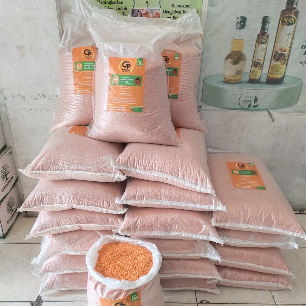

LENTIL MERAH SLICE 25KG