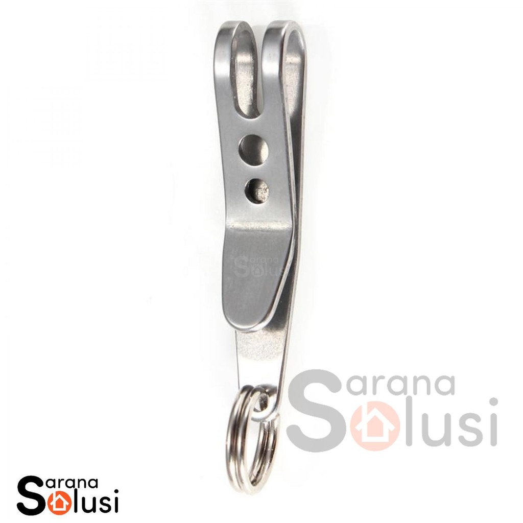 

Klip Clip Stainless Steel Multifungsi dengan Ring