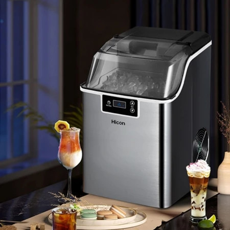 Mesin Es Balok Mini Ice Maker Machine 30kg Mesin Es Batu Alat Pembuat Es Batu Hari Mesin Es Batu Uni