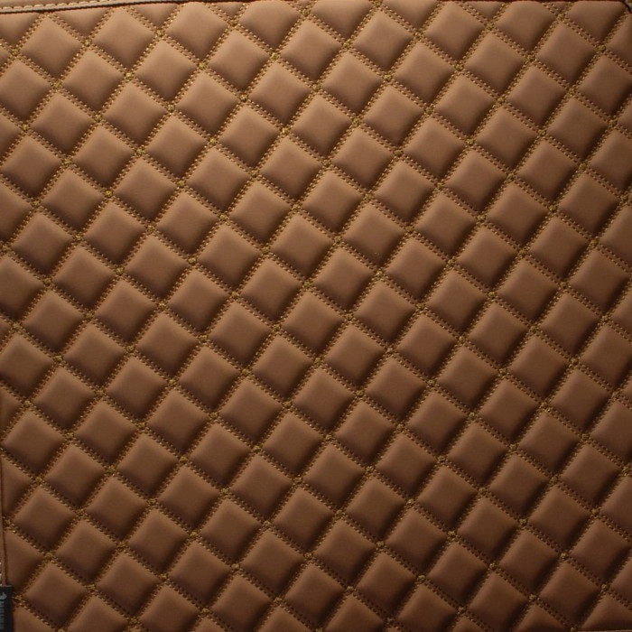 Karpet Mobil Elite 7D Hyundai Stargazer FullSet - Coklat Muda, Bagasi+CoverJok