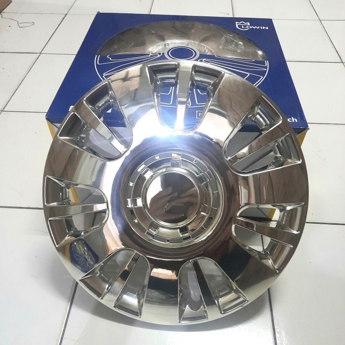 WHEEL DOP COVER VELG STANDAR KALENG DOP RODA RING 16 WARNA CHROME ( HARGA SET 4PC ) - LW~5004C