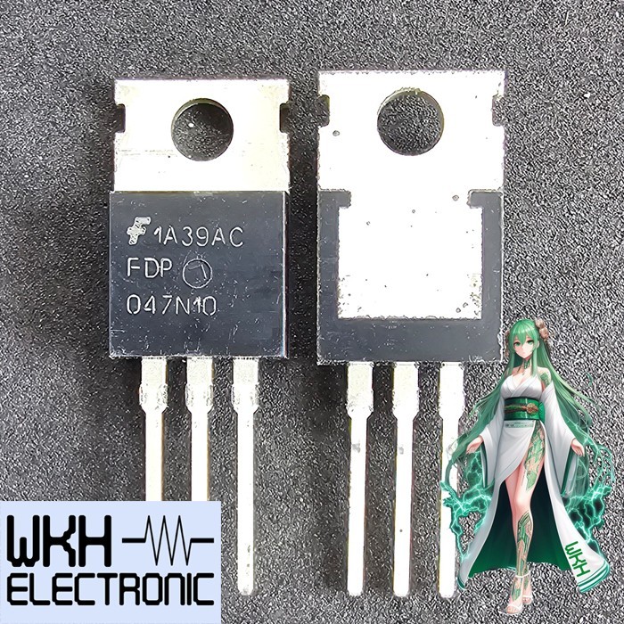 (BACA DESKRIPSI) ORIGINAL FDP047N10 FDP 047N10 Mosfet N-Ch 100V 164A