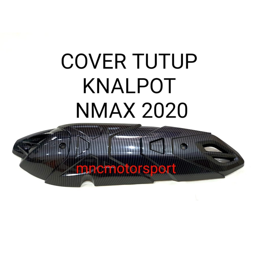 COVER TUTUP KNALPOT NMAX 2020 CARBON NEMO
